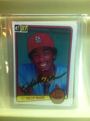 WIllie McGee Autographed Rookie Card 190